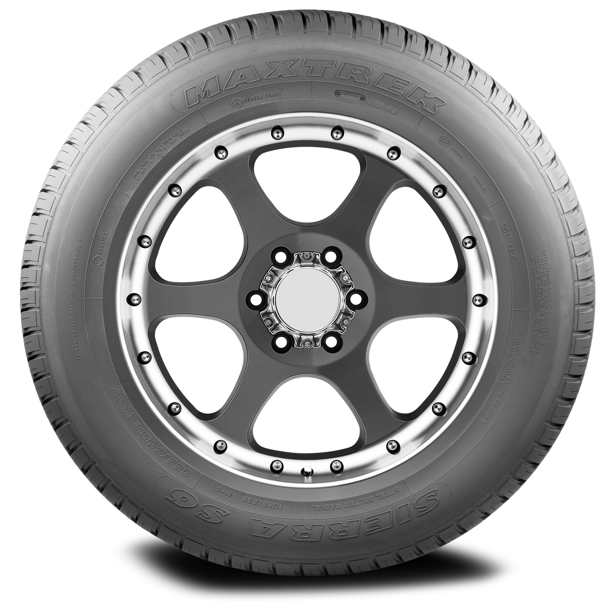 Maxtrek Sierra S6 245/55R19, front view of tread pattern