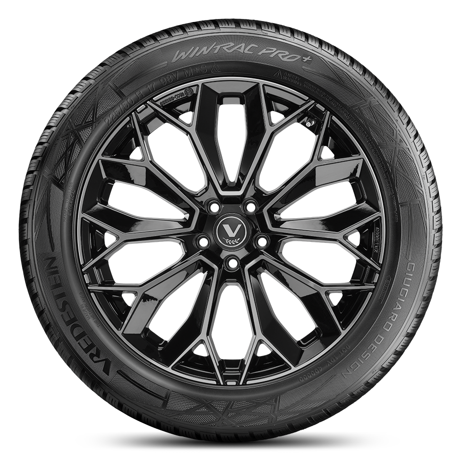 Vredestein Wintrac Pro Plus 225/50R17, front view of tread pattern