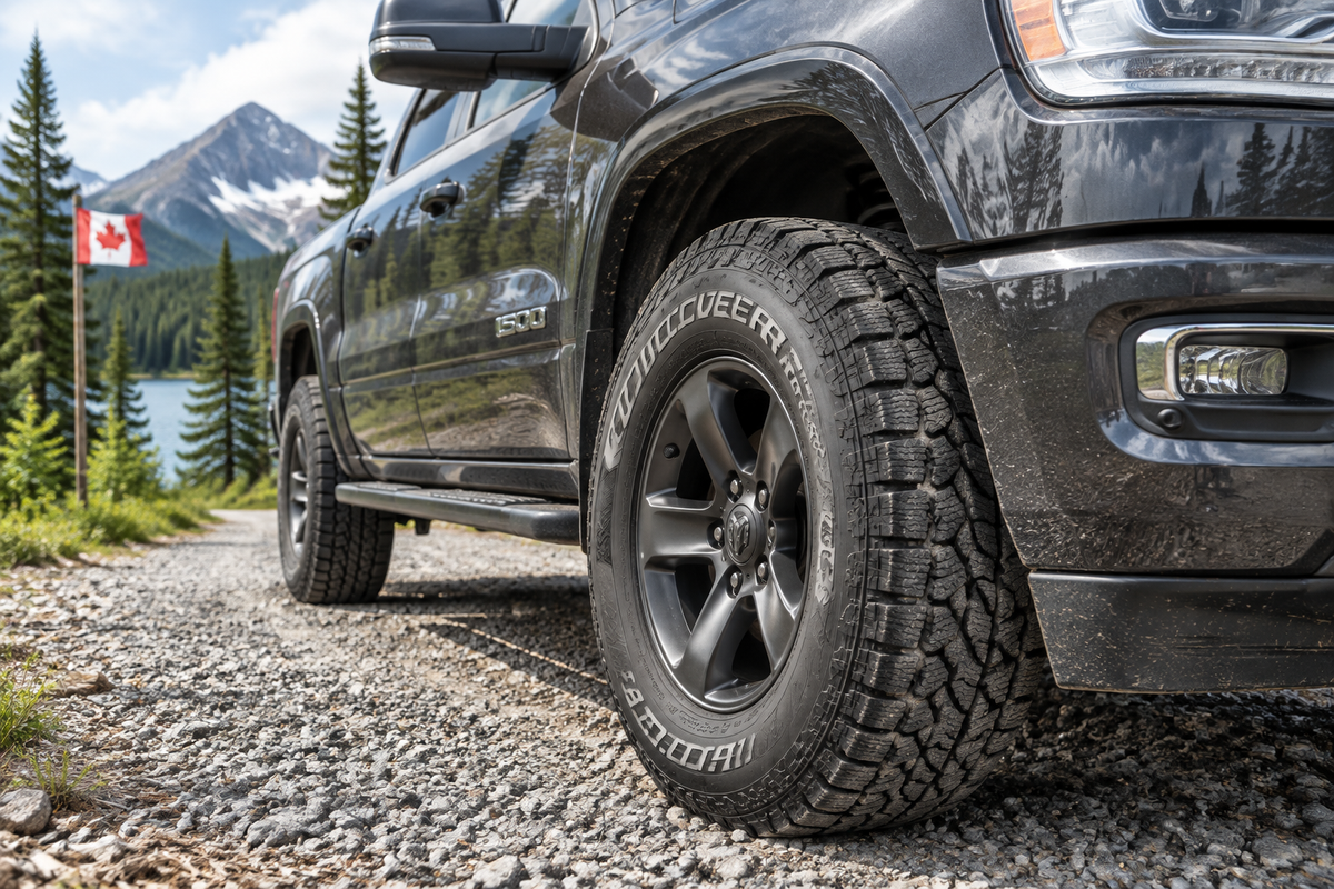 Cooper Discoverer True North on-vehicle lifestyle shot