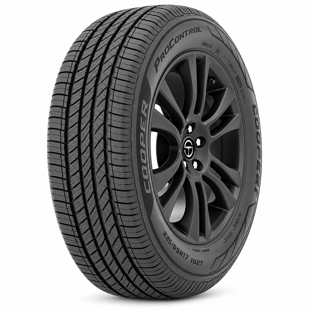 Cooper Procontrol 255/65R18 All-Season Tire, 3/4 angle view