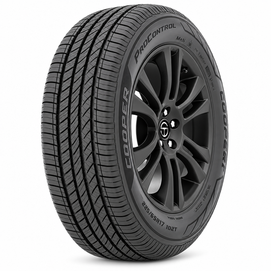 Cooper Procontrol 255/65R18 All-Season Tire, 3/4 angle view