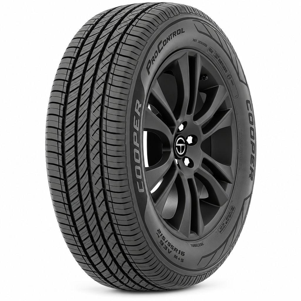 Cooper Procontrol 275/55R20 All-Season Tire, 3/4 angle view